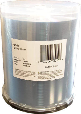 MediaPro Premium Silver Thermal Lacquer CD-R (600 CASE)