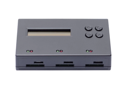 1 to 2 Standalone SD / microSD Flash Memory Drive Card Duplicator and Sanitizer - SD312N