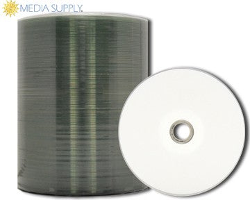 Blank CDs &124; Premium White Inkjet Printable CD-r