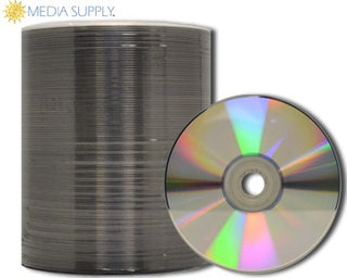 MediaPro Silver Thermal Lacquer DVD-R - 100 Pack (Tape Wrap) OS