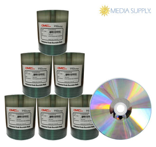 CMC Pro - Powered by TY 80m Silver Thermal CD-R for Rimage Everest/Teac P-55 in Tape Wrap - 600 Pack