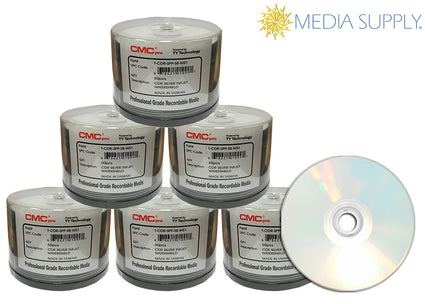 CMC Pro - Powered by TY Watershield Glossy Silver Inkjet CD-R - 600 Piece Bulk Pack