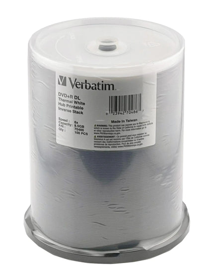 Verbatim 8x DVD+R DL White Thermal 8.5GB | 99-70486