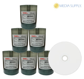 CMC Pro - Powered by TY 80m White Thermal CD-R for Rimage Everest/Teac P-55 in Tape Wrap - 600 Pack