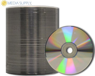 MediaPro Silver Thermal Lacquer DVD-R - 100 Pack (Tape Wrap)