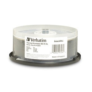 Verbatim BD-R DL 97284 50GB 6X DataLifePlus White Thermal Hub Printable - Carton of 150 Discs