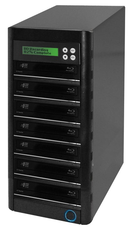 OmniTower Blu-ray Duplicating Tower - 7 Writer Drives