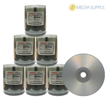 CMC Pro - Powered by TY 48x 80m Silver Inkjet CD-R in Cake Box - 600pk