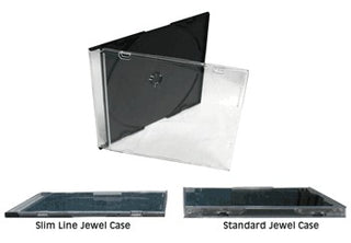 Ultra Slim CD Jewel Cases - Black Quantity: 200
