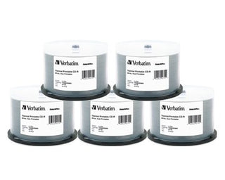 Verbatim CD-R 80MIN 700MB 52X White Thermal Hub Printable 94795 Quantity: 250