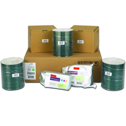 Rimage Everest 400/600 CD-R Media Kit - 1,000 CDs, 2 CMY Ribbons, 2 Retransfer Rolls - Powered by TY